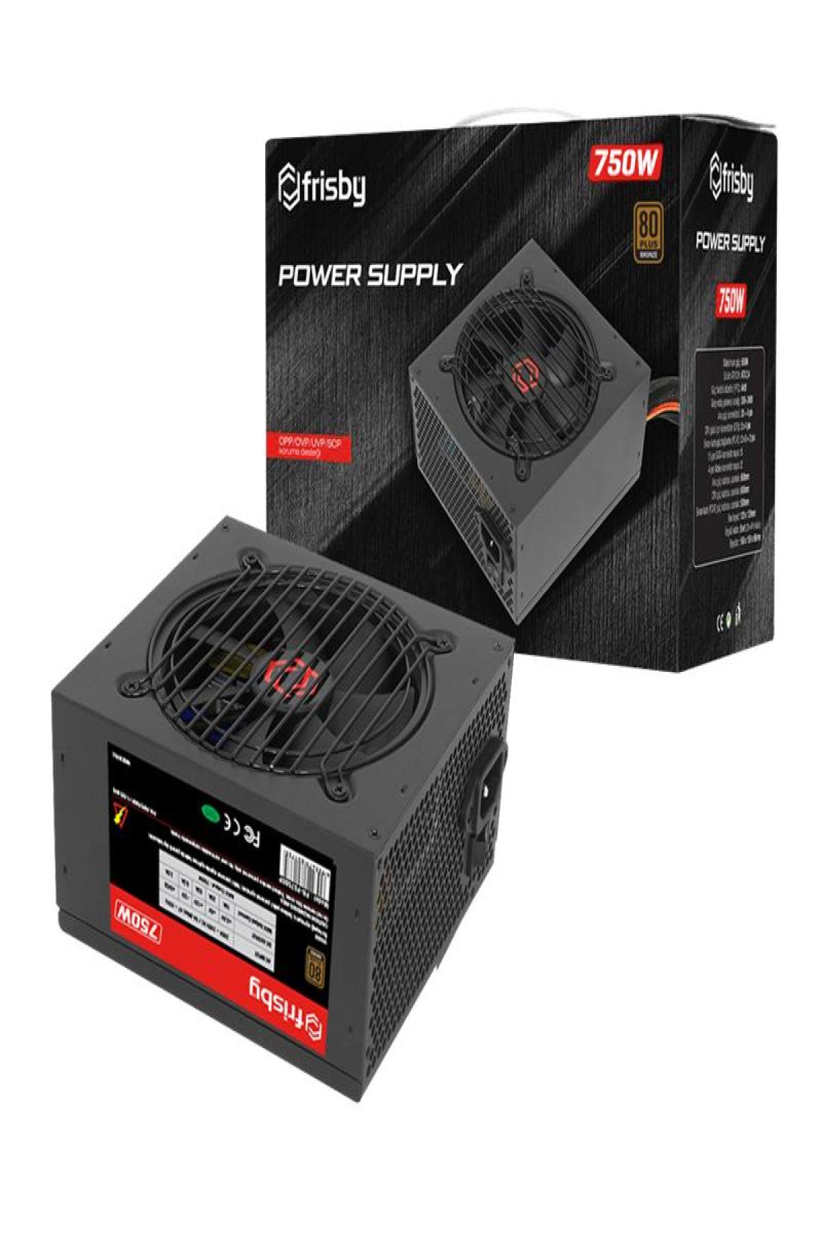 FRISBY FR-PS7580P 750W 80 PLUS BRONZ POWER SUPPLY