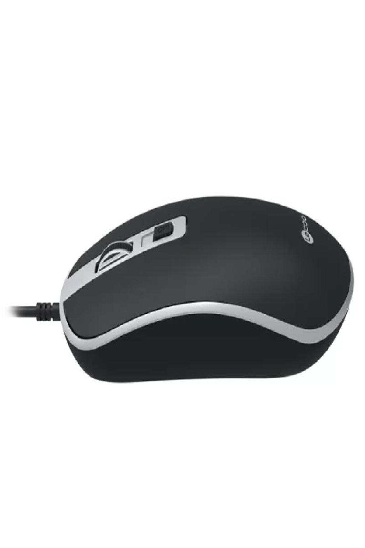 LENOVO LECOO USB OPTİK KABLOLU MOUSE SİYAH MS104