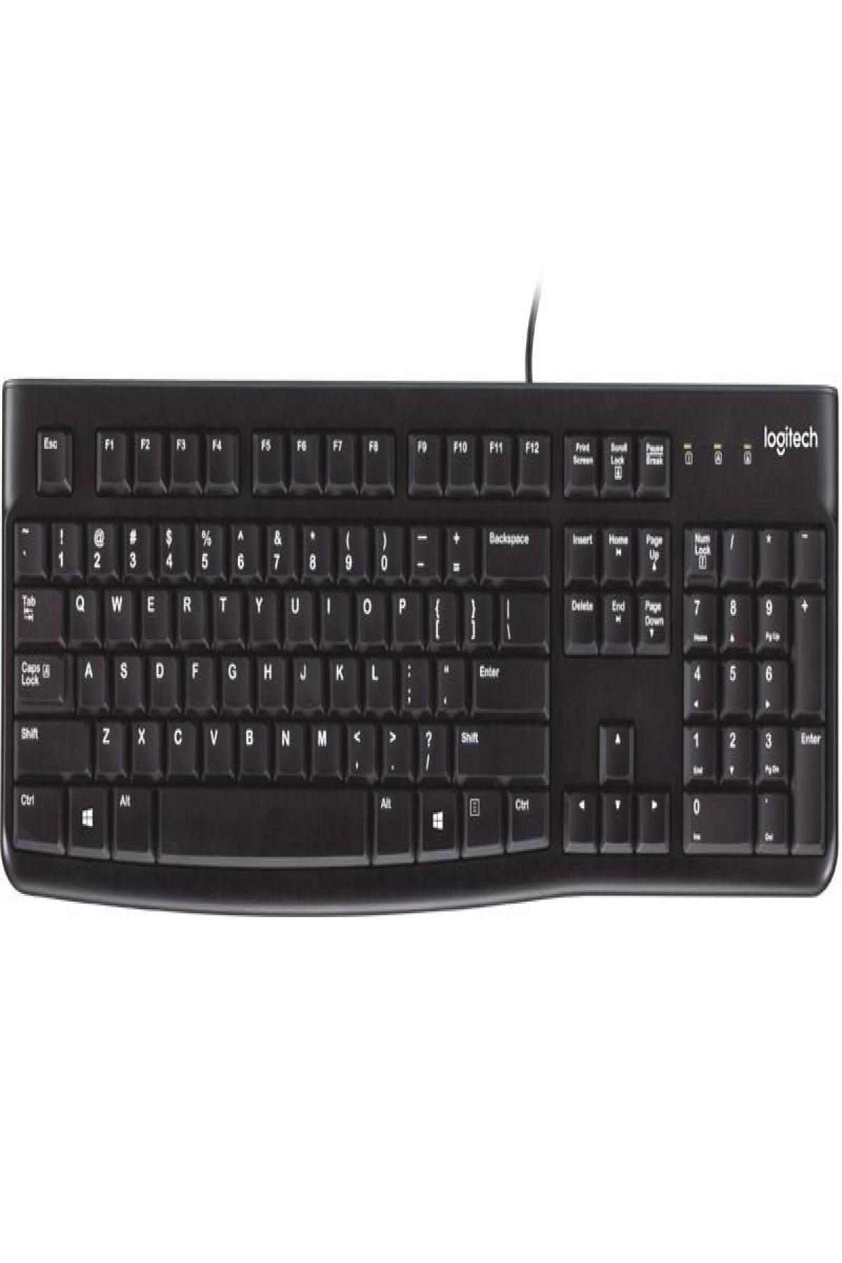 LOGITECH K120 Q USB KABLOLU KLAVYE SİYAH 920-002505