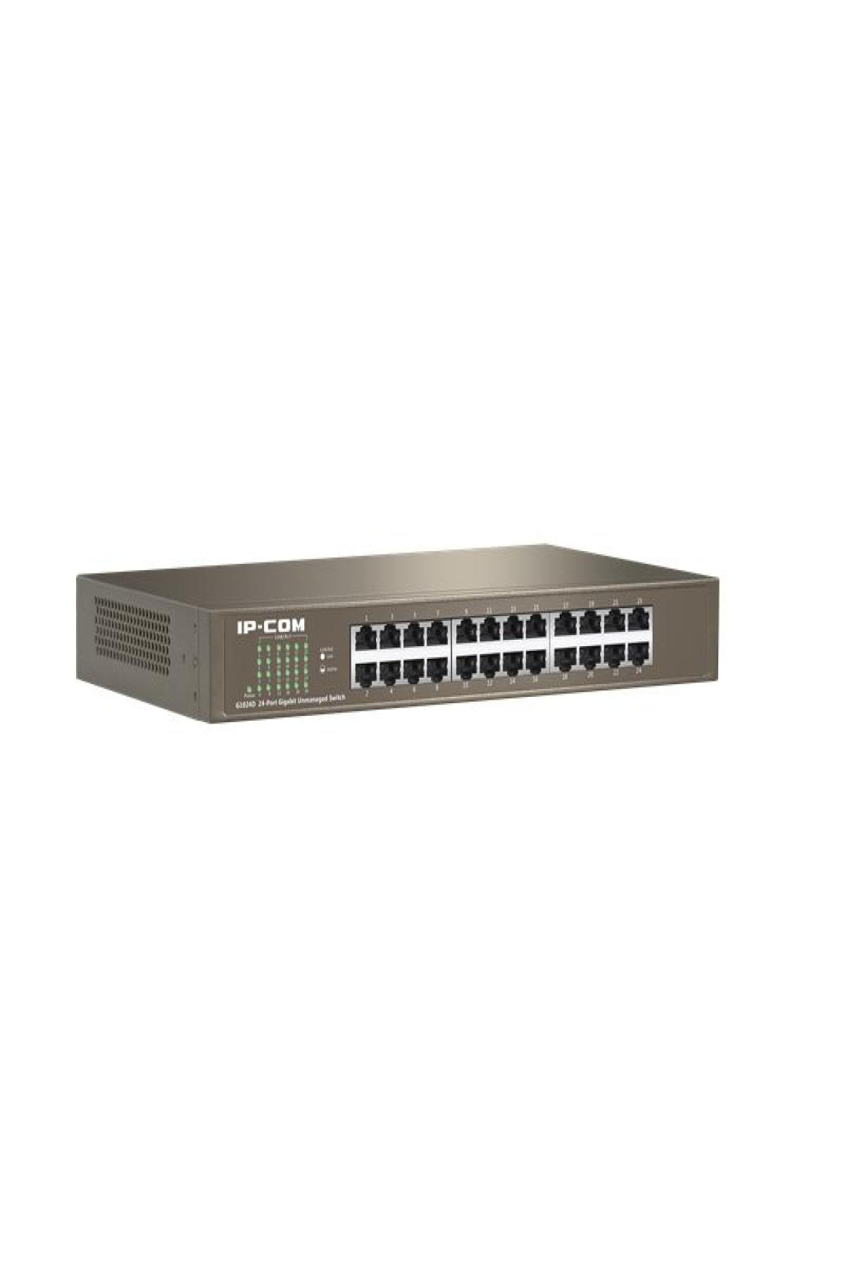 IP-COM G1024D 24 PORT GIGABIT METAL KASA RACKMOUNT SWITCH