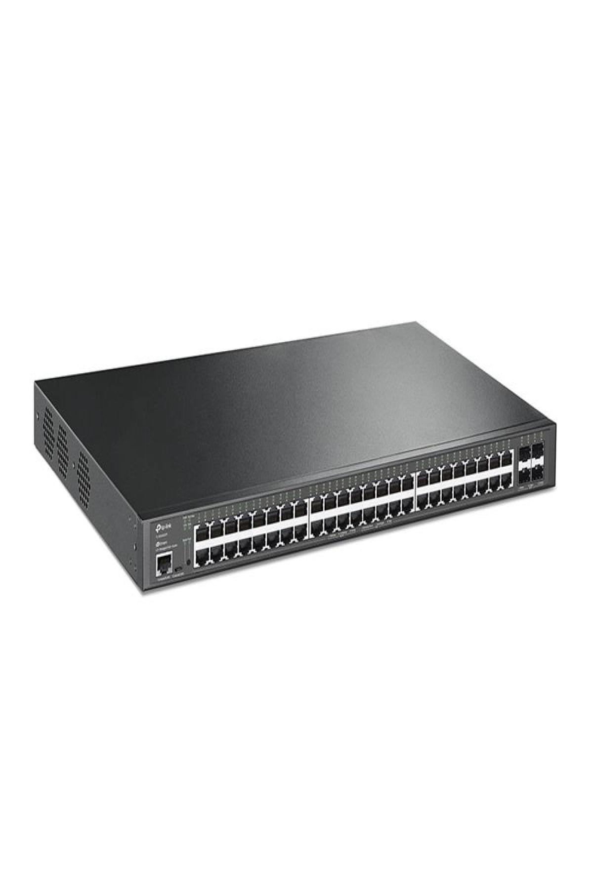 TP-LINK OMADA TL-SG3452XP 48 PORT GIGABIT + 4X10GB SFP+ 500W POE JETSTREAM YÖNETİLEBİLİR RACKMOUNT SWITCH