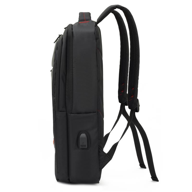 MACK MCC-006 15.6 OFFICE USB GİRİŞLİ NOTEBOOK SIRT ÇANTASI SİYAH