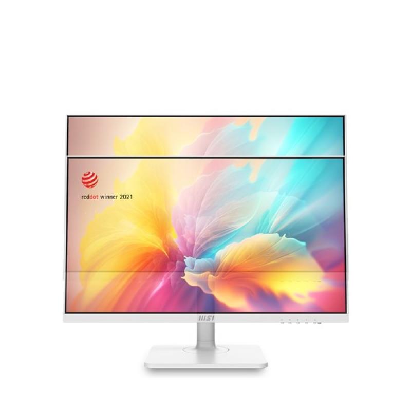 MSI 23.8 FLAT IPS MODERN MD2412PW 1MS 100HZ HDMI USBC PIVOT MONİTÖR BEYAZ
