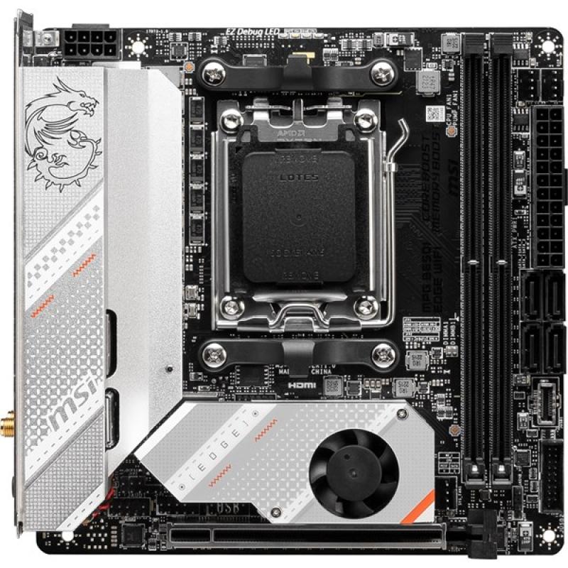 MSI MPG B650I EDGE WIFI-6E DDR5 HDMI-DP PCIE 4.0 AM5 mITX