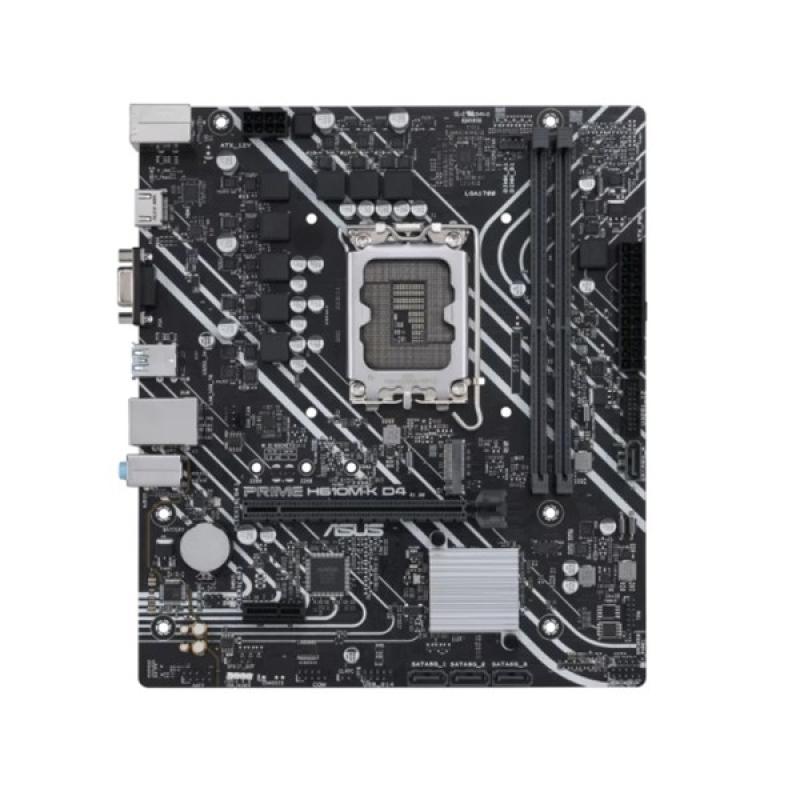 ASUS PRIME H610M-K D4 DDR4 M2 PCIe NVME HDMI PCIe 16X v4.0 1700p mATX