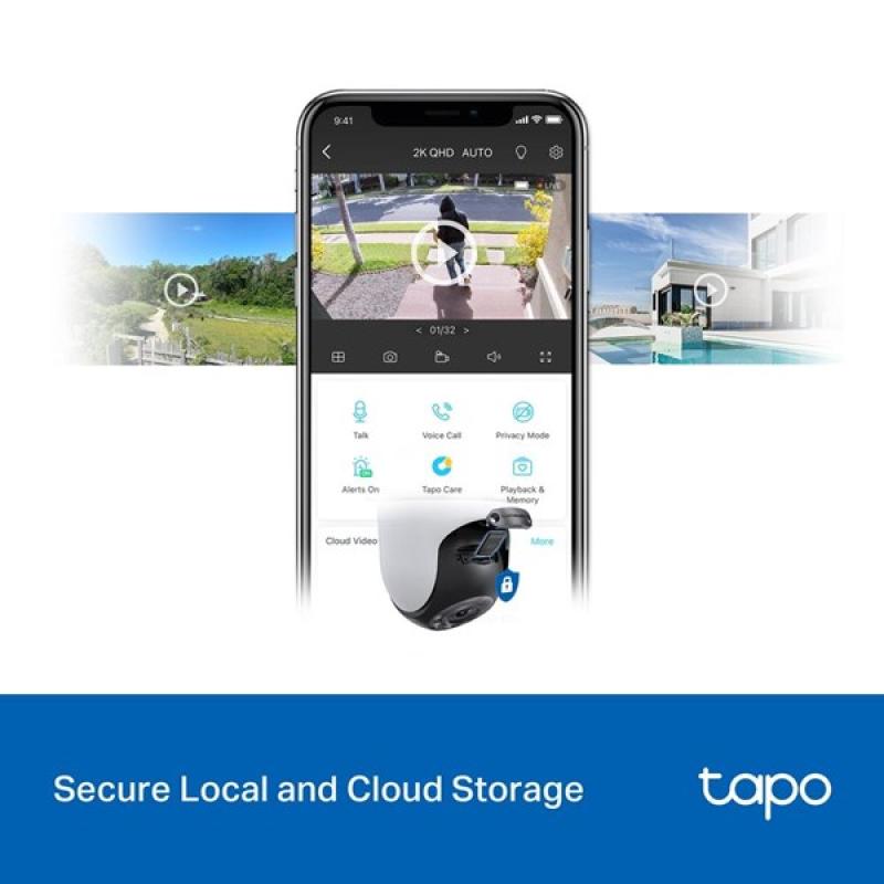 TP-LINK TAPO C520WS Dış Mekan Pan/Tilt Güvenlik Wi-Fi Kamera