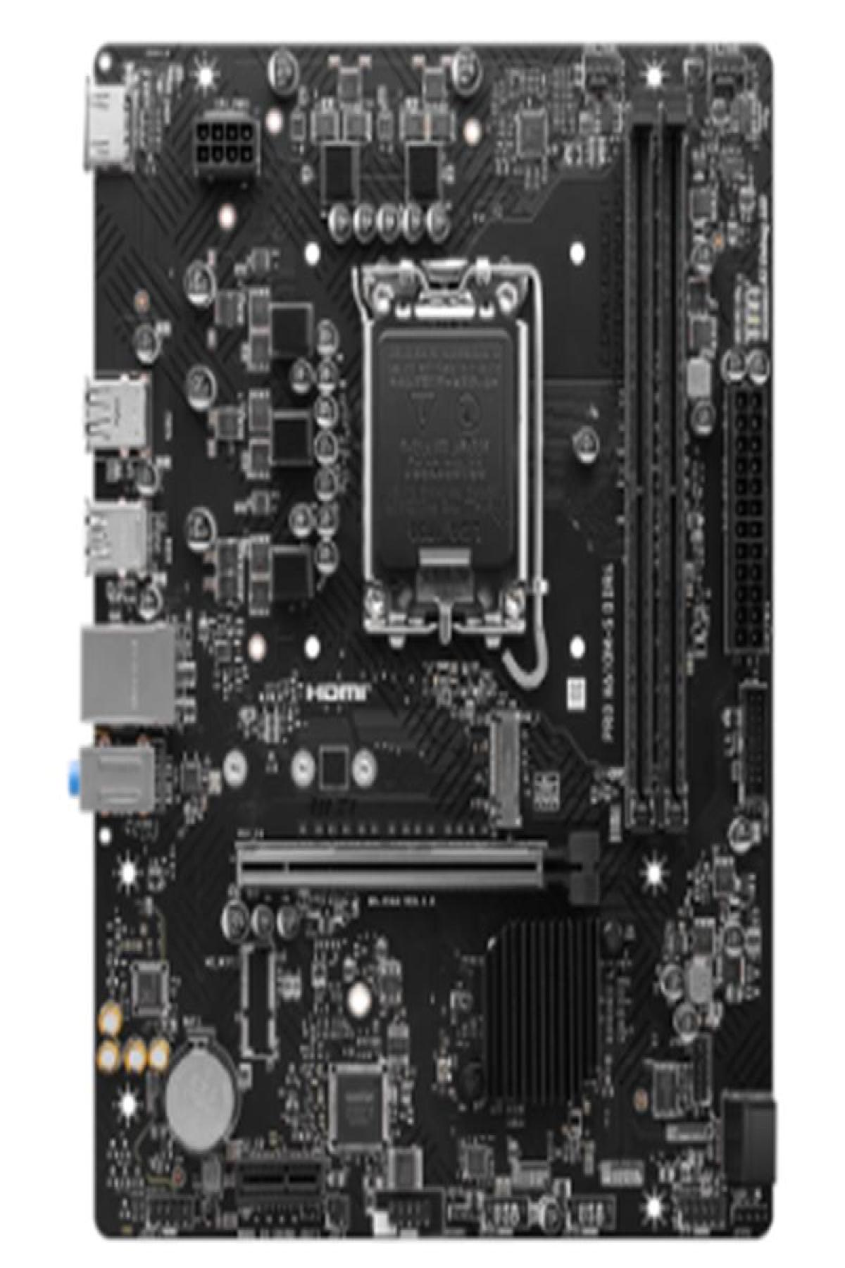 MSI PRO H610M-S DDR4 3200MHZ 1XHDMI 1XM.2 USB 3.2 MATX 1700P (12. / 13. VE 14. NESİL İŞLEMCİ UYUMLU)