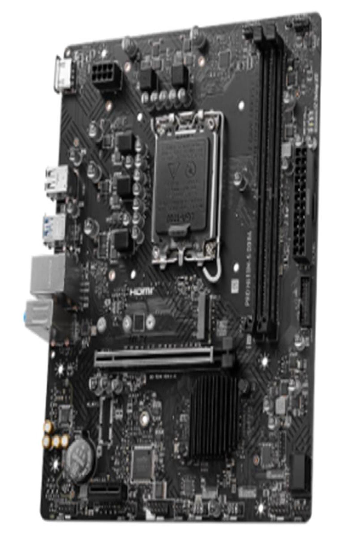 MSI PRO H610M-S DDR4 3200MHZ 1XHDMI 1XM.2 USB 3.2 MATX 1700P (12. / 13. VE 14. NESİL İŞLEMCİ UYUMLU)